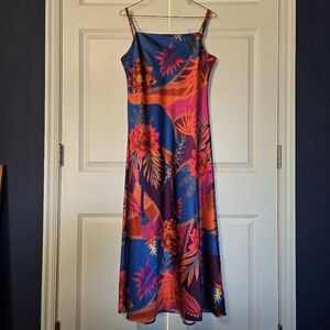 Tropical Midi Dress